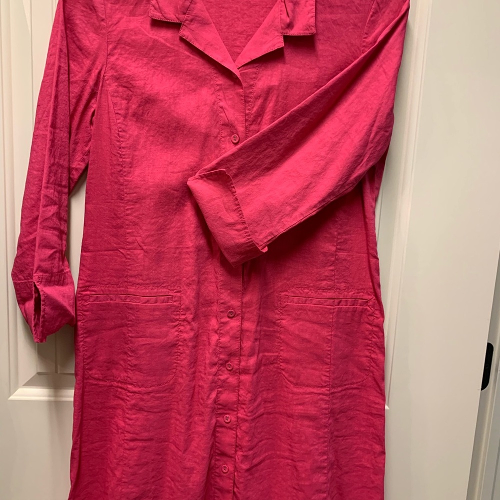 Eileen Fisher pink dress
